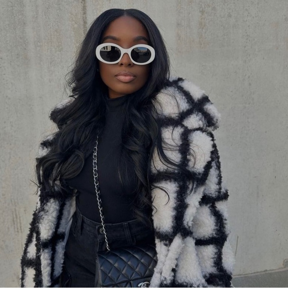 White Parisian sunglasses